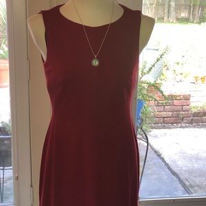 Donna Morgan Maroon Dress